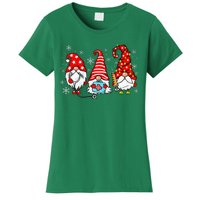 Nurse Christmas Gnomes Xmas Scrub Top Er Rn Nursing Gnomies Women's T-Shirt