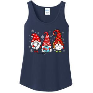 Nurse Christmas Gnomes Xmas Scrub Top Er Rn Nursing Gnomies Ladies Essential Tank