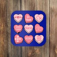 Nurse Conversation Hearts ValentineS Day Cute Gift Coaster