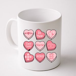 Nurse Conversation Hearts ValentineS Day Cute Gift Coffee Mug