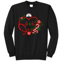 Nurse Christmas Heart Stethoscope RN LPN Nursing Xmas 2022 Tall Sweatshirt