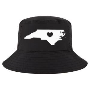 North Carolina Heart State Silhouette Cool Comfort Performance Bucket Hat