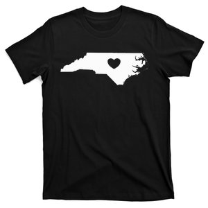 North Carolina Heart State Silhouette T-Shirt