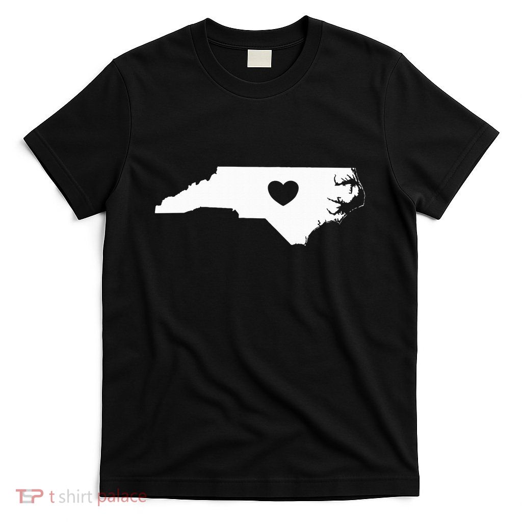 North Carolina Heart State Silhouette T-Shirt