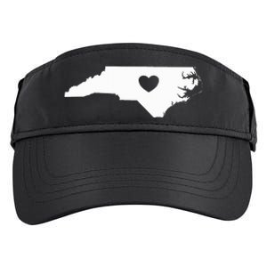 North Carolina Heart State Silhouette Adult Drive Performance Visor