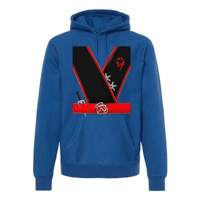 Ninja Costume Halloween Ninja Birthday Party Premium Hoodie