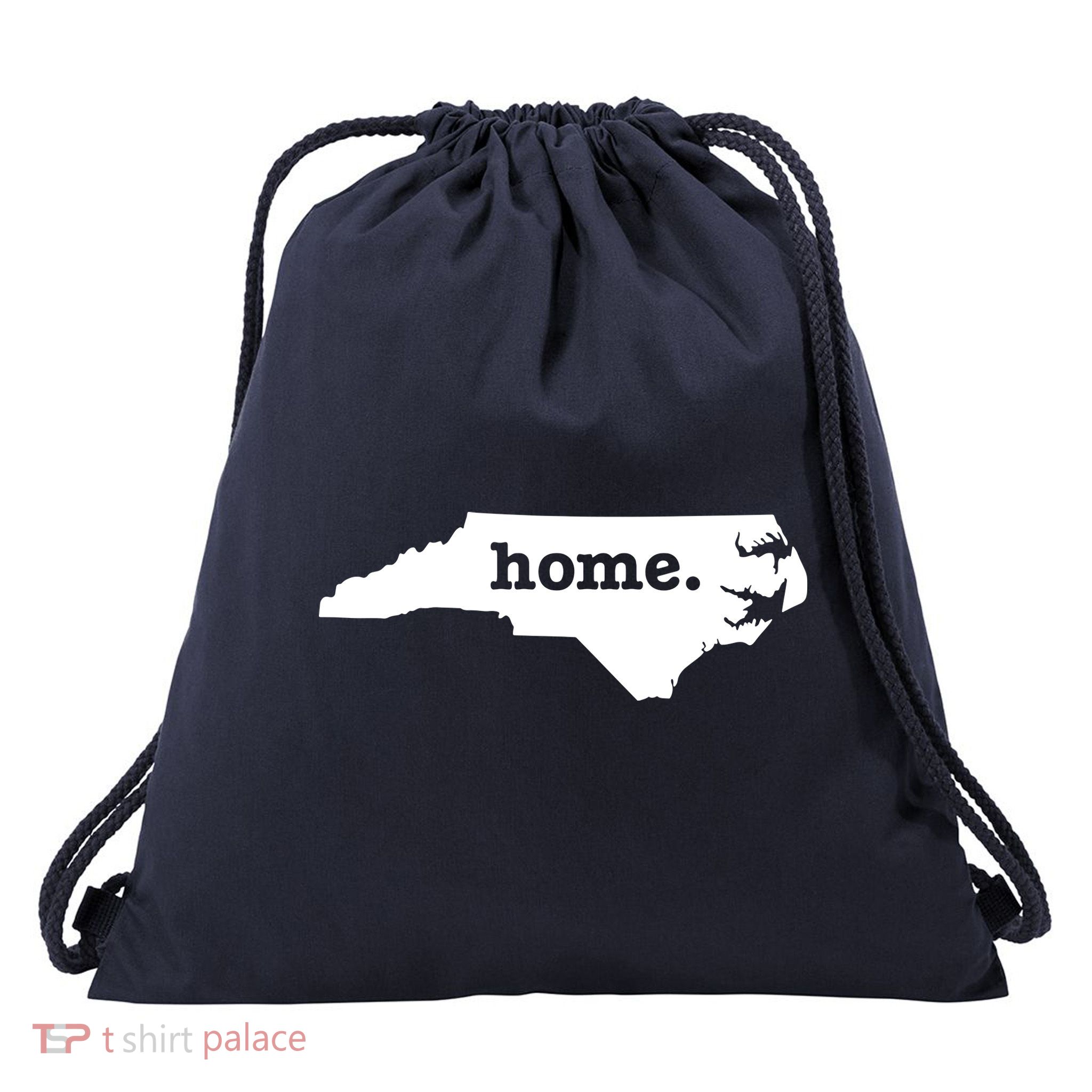 North Carolina Home Drawstring Bag