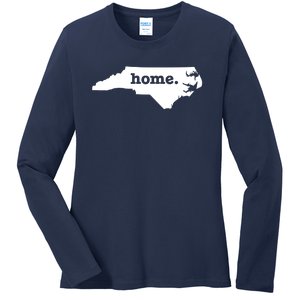 North Carolina Home Ladies Long Sleeve Shirt