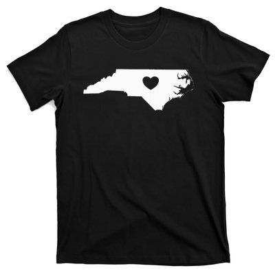 North Carolina Heart State Silhouette T-Shirt