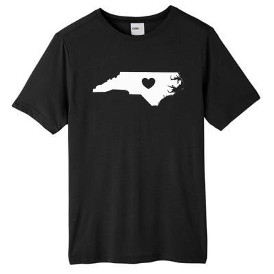 North Carolina Heart State Silhouette Tall Fusion ChromaSoft Performance T-Shirt