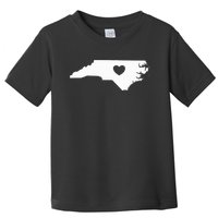 North Carolina Heart State Silhouette Toddler T-Shirt