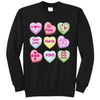 Nurse Conversation Hearts Valentines Day Sweatshirt