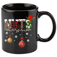Nuts Christmas Holiday Festive Elf 11oz C Handle Ceramic Mug