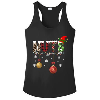 Nuts Christmas Holiday Festive Elf Ladies PosiCharge Competitor Racerback Tank