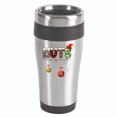 Nuts Christmas Holiday Festive Elf 16oz Travel Tumbler