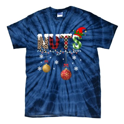 Nuts Christmas Holiday Festive Elf Tie-Dye T-Shirt