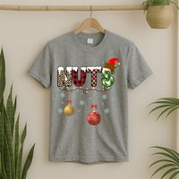 Nuts Christmas Holiday Festive Elf T-Shirt