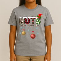 Nuts Christmas Holiday Festive Elf T-Shirt