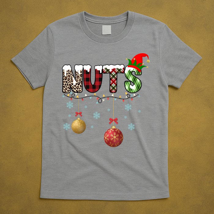 Nuts Christmas Holiday Festive Elf T-Shirt