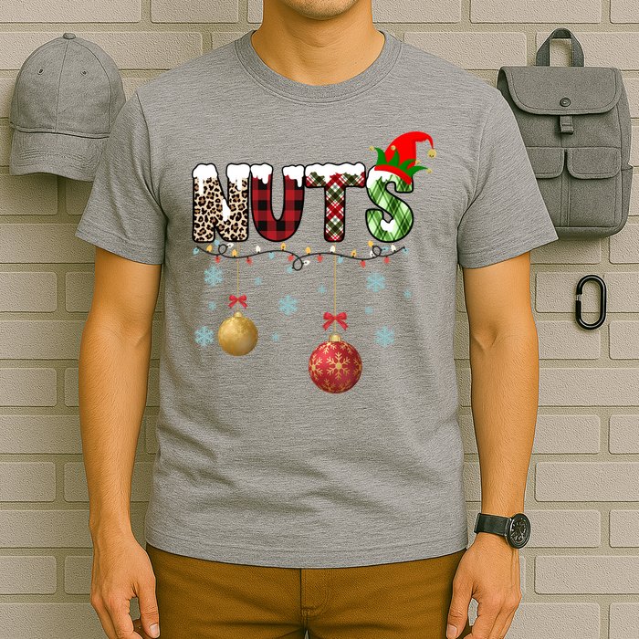 Nuts Christmas Holiday Festive Elf T-Shirt