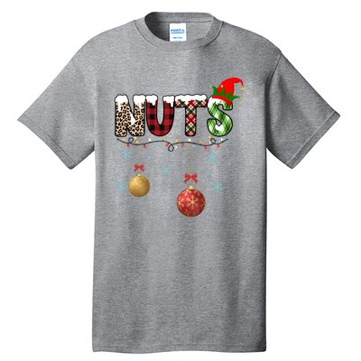 Nuts Christmas Holiday Festive Elf Tall T-Shirt