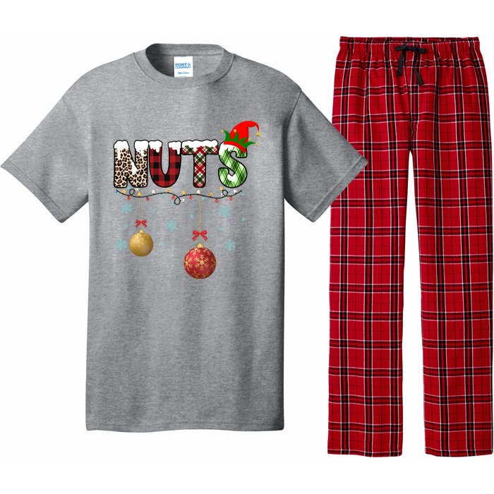 Nuts Christmas Holiday Festive Elf Pajama Set