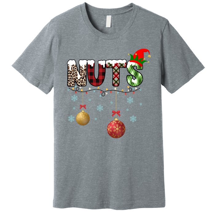 Nuts Christmas Holiday Festive Elf Premium T-Shirt