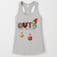 Nuts Christmas Holiday Festive Elf Womens Tank Top