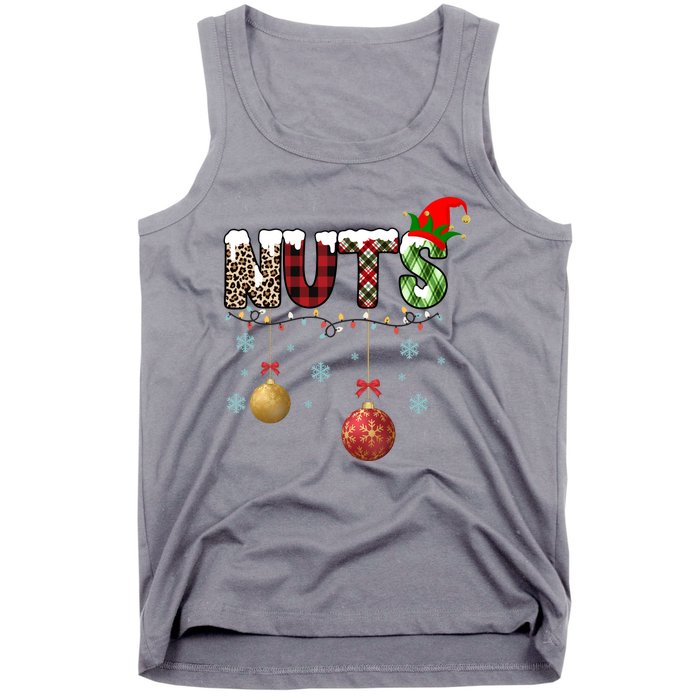 Nuts Christmas Holiday Festive Elf Tank Top