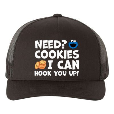 Need Cookies I Can Hook You Up Funny Baker Pastry Baking Yupoong Adult 5-Panel Trucker Hat