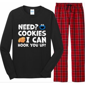 Need Cookies I Can Hook You Up Funny Baker Pastry Baking Long Sleeve Pajama Set