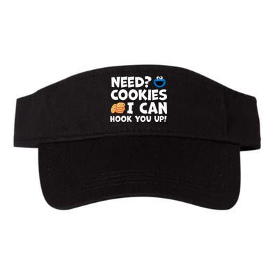 Need Cookies I Can Hook You Up Funny Baker Pastry Baking Valucap Bio-Washed Visor