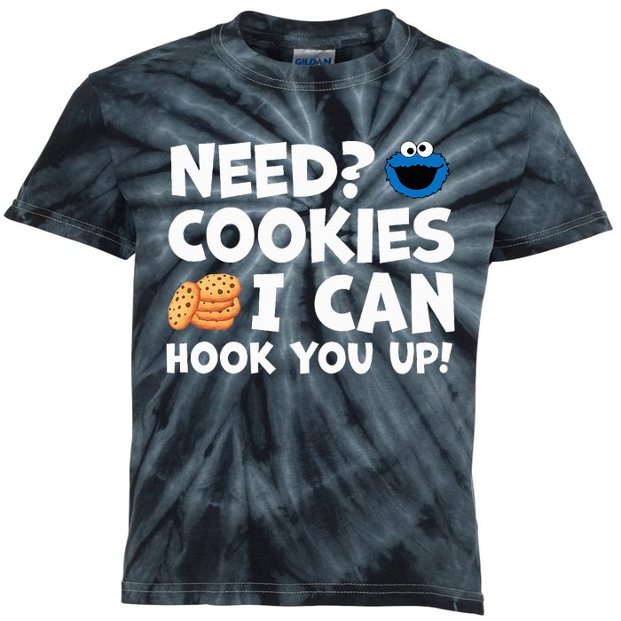 Need Cookies I Can Hook You Up Funny Baker Pastry Baking Kids Tie-Dye T-Shirt