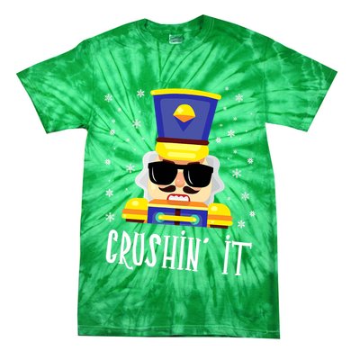 Nutcracker Crushin_ It Funny Christmas Nutcracker Xmas Tie-Dye T-Shirt