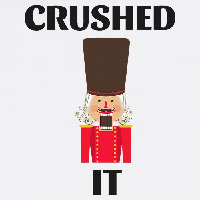 Nutcracker Crushed It Christmas Flat Bill Trucker Hat