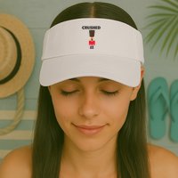 Nutcracker Crushed It Christmas Valucap Bio-Washed Visor