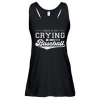 No Crying In Baseball Funny Game Day Ladies Essential Flowy Tank