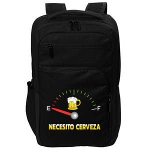 Necesito Cerveza I Need Beer In Spanish Design Impact Tech Backpack