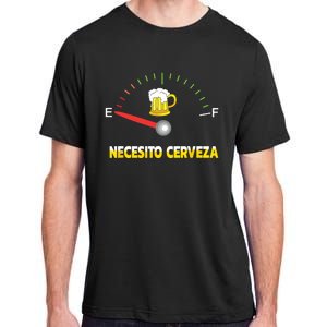 Necesito Cerveza I Need Beer In Spanish Design Adult ChromaSoft Performance T-Shirt