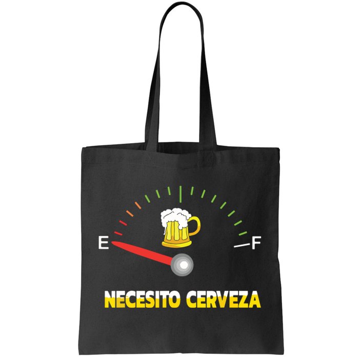 Necesito Cerveza I Need Beer In Spanish Design Tote Bag