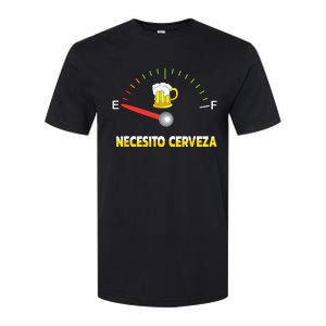 Necesito Cerveza I Need Beer In Spanish Design Softstyle CVC T-Shirt