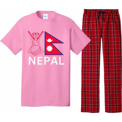 Nepal Cricket Jersey 2024 Cricket Flag Of Nepal Pajama Set