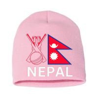 Nepal Cricket Jersey 2024 Cricket Flag Of Nepal Short Acrylic Beanie