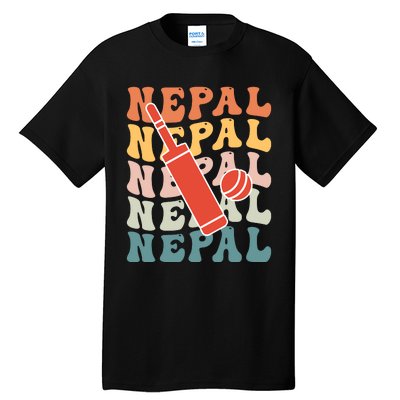 Nepal Cricket Jersey Tall T-Shirt