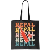 Nepal Cricket Jersey Tote Bag