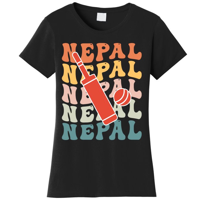 Nepal Cricket Jersey Women's T-Shirt