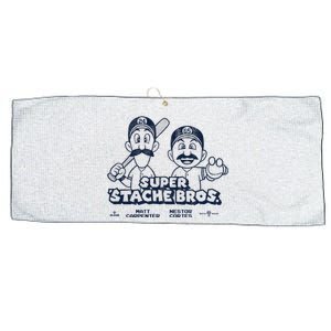 Nestor Cortes Jr. And Matt Carpenter Super Stache Legend Baseball Large Microfiber Waffle Golf Towel