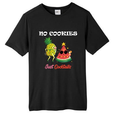 No Cookies Just Cocktails Summer Christmas In July Tall Fusion ChromaSoft Performance T-Shirt