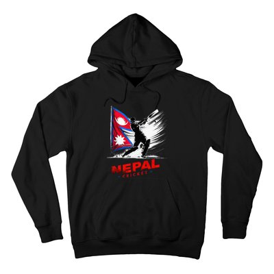 Nepal Cricket Jersey 2024 Cricket Flag Of Nepal Hoodie