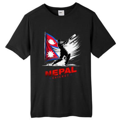 Nepal Cricket Jersey 2024 Cricket Flag Of Nepal Tall Fusion ChromaSoft Performance T-Shirt